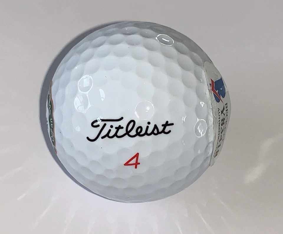 Подписанный Дастином Джонсоном мяч для гольфа чемпионат PGA логотип Kiawah beckett сертификат подлинности - Изображение 4 из 4