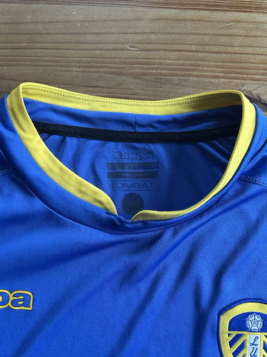 LEEDS UNITED 2016/2017 AWAY FOOTBALL SHIRT KAPPA JERSEY SIZE XL ADULT - Picture 4 of 5