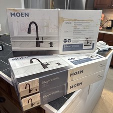 Moen Edwyn One-Handle High Arc Pulldown Kitchen Faucet - Matte Black