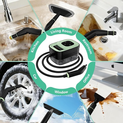 #ad Steam Cleaner Portable Steamer for Cleaning with 16pcs Accessories 6 Level Adj $112.98