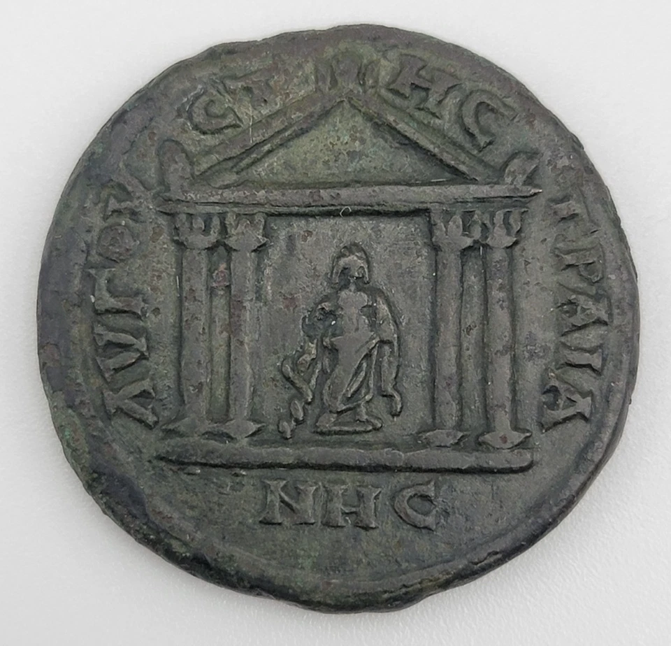 Geta Ancient Roman Coin 209–211 AD Augusta Trajana Thrace AE Bronze - Image 3 of 4