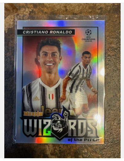 2020 Merlin Chrome UEFA Champions League Wizards of the Pitch Cristiano Ronaldo view 1