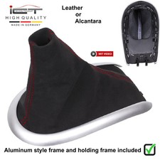 ICT cuffia leva cambio pelle Alcantara® per Porsche Boxster 986 911 Typ 996 ross