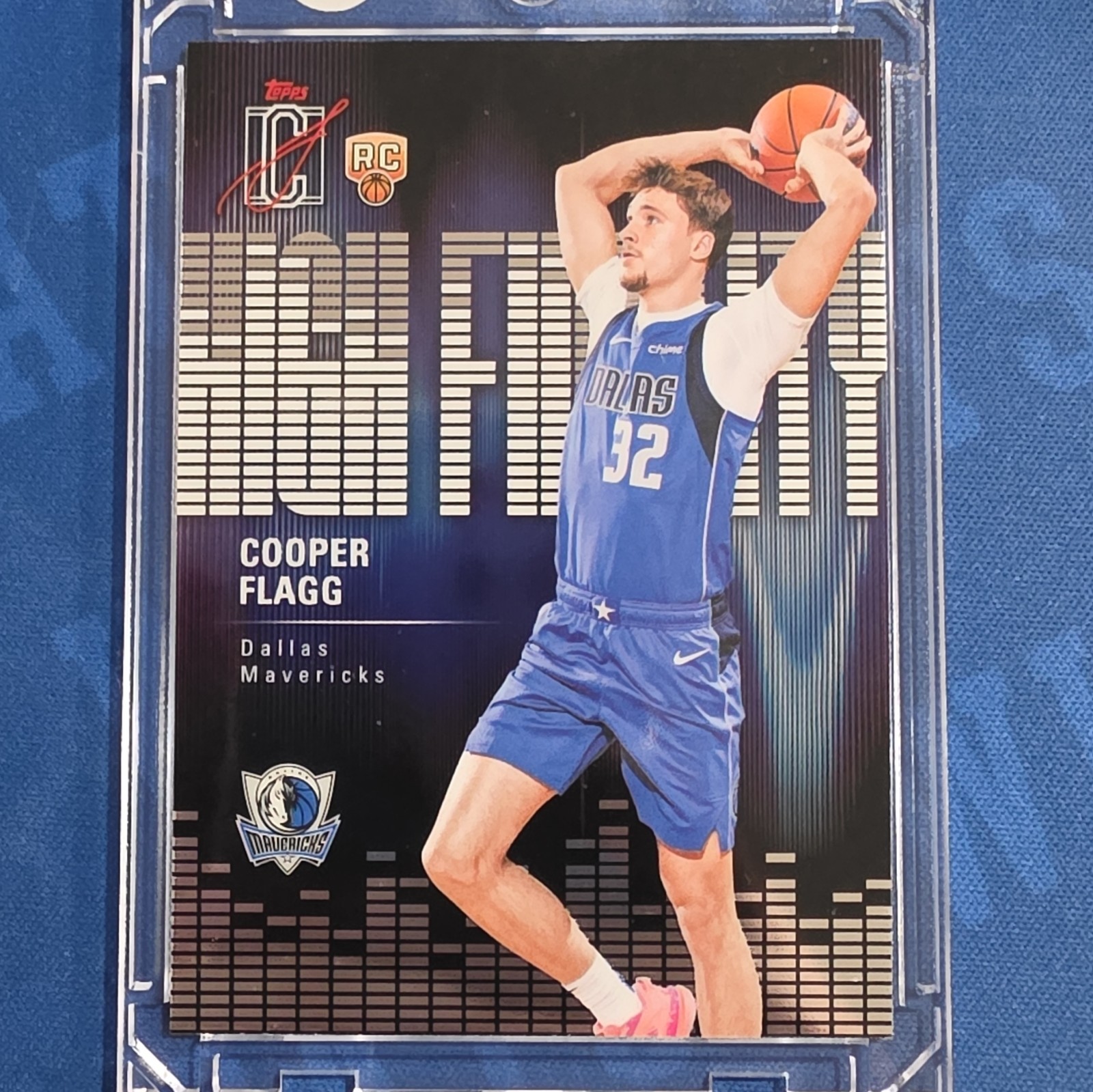 Topps Cooper Flagg 2025 High Fidelity HF-1 Rookie Insert SP RC Mavericks Clean!