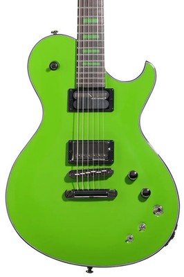 Schecter Kenny Hickey Solo-6 EX S Baritone Electric Guitar - Steele Green
