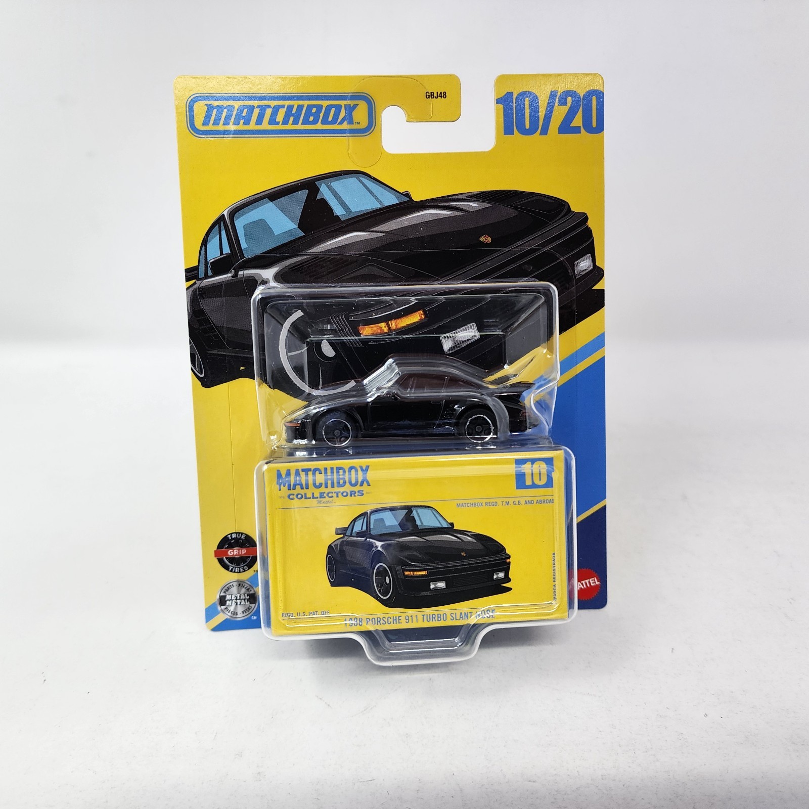 1988 Porsche 911 Turbo Slant Nose #10 * 2026 Matchbox Collectors Case F