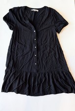 LOFT black textured dress size small