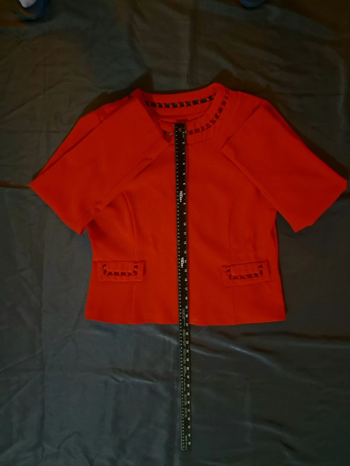 Traje Falda Danny & Nicole 2 Piezas, Rojo, Talla 16 Foto 4 de 4