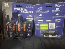 Cobra Walkie Talkies One set is 2 radios