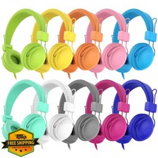 AILIHEN Kids Headphones 20-Pack Mic 85dB Volume Limit 3.5mm Jack