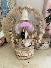 Antico cake topper matrimonio anni '30 sposi mugnaio abbassa