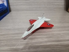 Vintage Tootsietoy Diecast USAF Fighter Jet F16 Airplane 