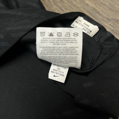 Nike Golf Mens Polo Shirt Fit Dry Scuderia Cobra Poly Short Sleeve Black Size L - Picture 7 of 10