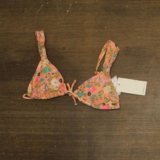 O'Neill Juniors Kelly Floral Menorca Swim Bikini Swim Top Desert Flower Pink M