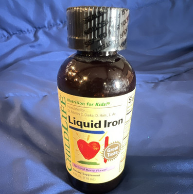 ChildLife Liquid Iron Natural Berry Flavor 4 fl oz Children's Vitamin