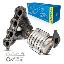 PHILTOP Front High FLow Stainless Steel Catalytic Converter Compatible with H...