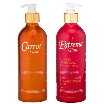 Carrot & Extreme Glow Strong Lightening Beauty Milk 500ml Kostenlose Lieferung