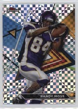 2023 Composite Topps Finest Checkerboard Refractor Randy Moss #207 HOF 06y2