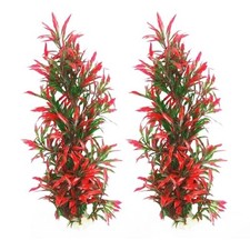 Large Aquarium Plants Artificial Water Seaweed 2 Pcs About 12.5 Inch for Fish