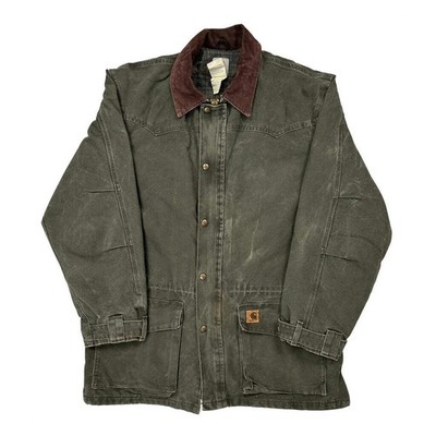 Carhartt C52 Mos Jacket - Large Green Cotton