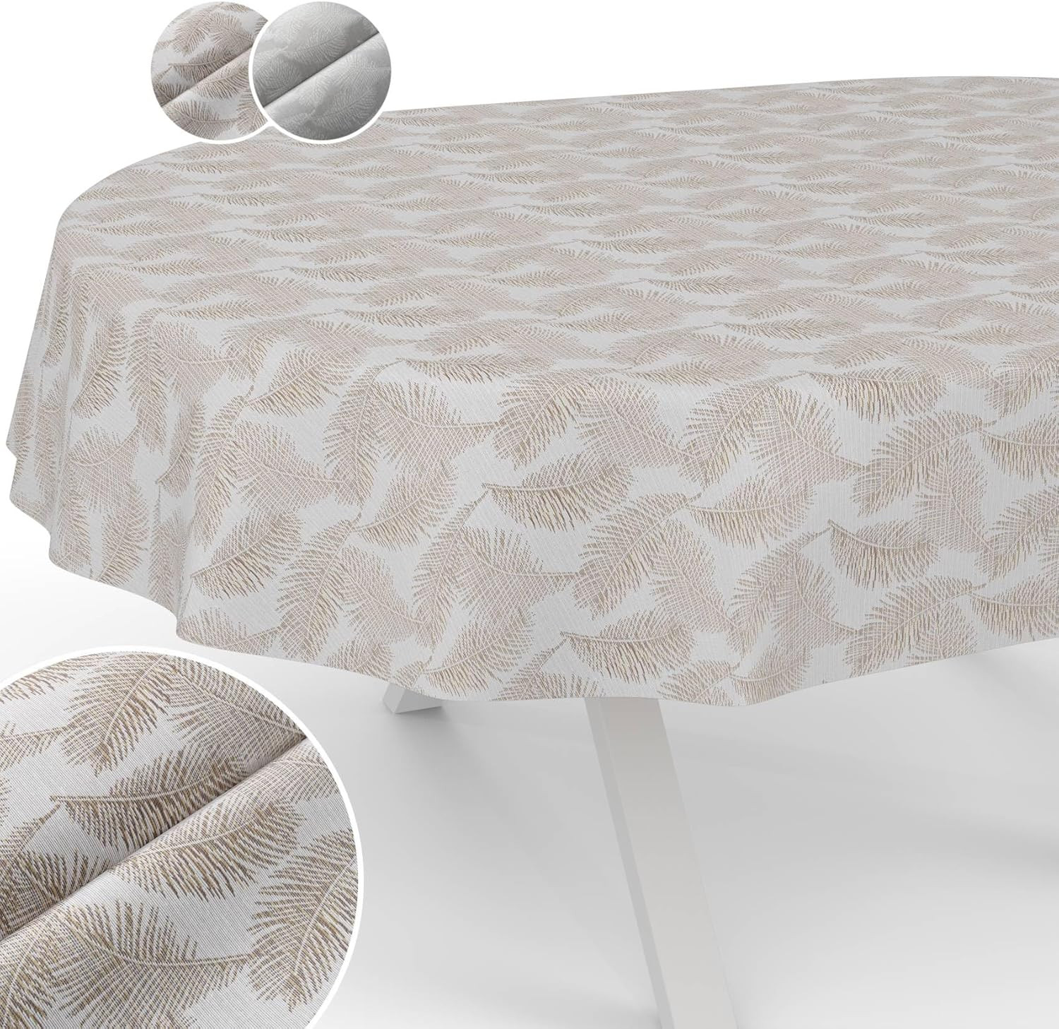 Tovaglia Elegante Lurex Argento - Tessuto Tecnico Antimacchia