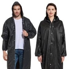 Reusable Rain Ponchos for Adults, 2 Pcs Raincoats, Men's  Women's Raincoats,...