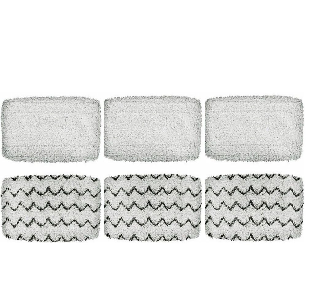 6 PACK 1252 Symphony Hard Floor Vacuum and Steam Mop Pad Kit