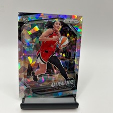 2025 Panini Prizm WNBA #15 Aaliyah Nye Cracked Ice RC Las Vegas Aces