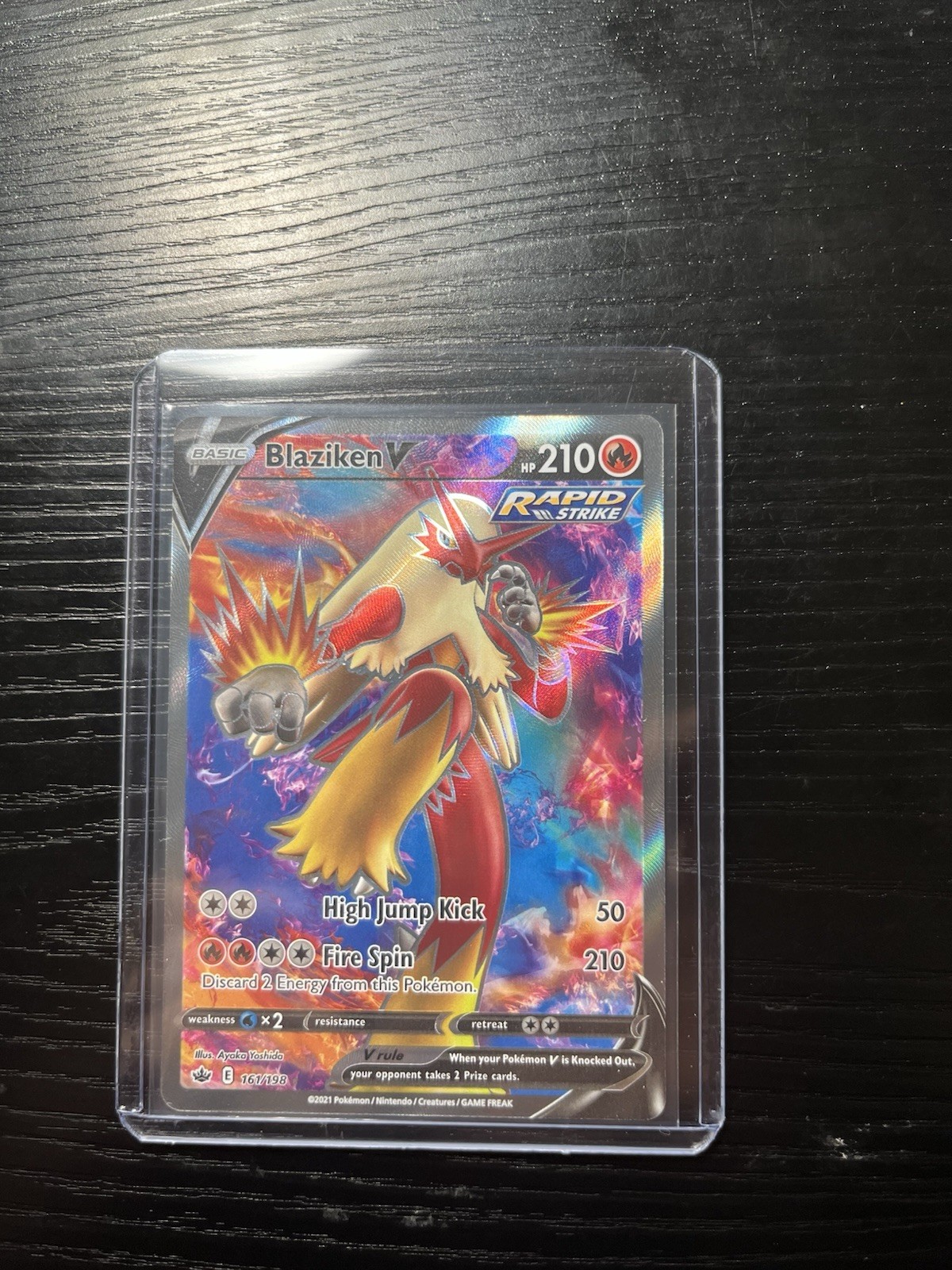 Pokémon TCG Blaziken v 161/198 Chilling Reign Ultra Rare Card NM Condition