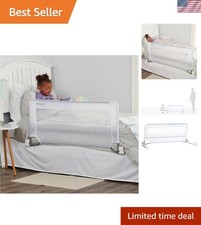 Safety Swing Down Bed Rail Guard for Toddlers, Bed Safety Rail with Patented ...