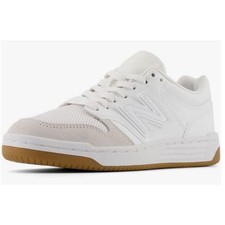 New Balance Kids 480 V1 Lace-up Sneaker, White, 6.5 M Big Kid 8-12 Years