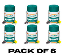 Himalaya Speman Compresse Erboristiche 60 Conteggi Integratore Benessere Uomo Confezione da 6