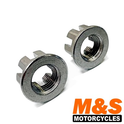デンマーク Yamaha FZ750 Rear Wheel Spindle Nuts 1986-91 | Genuine Part 90171