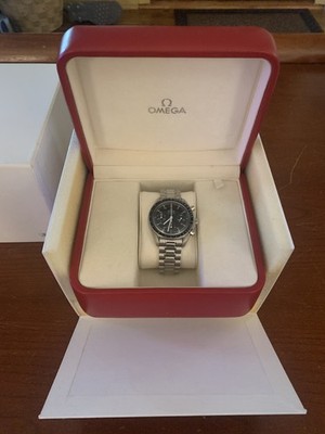 Omega Speedmaster  Reduced 3510.50.00 39mm Black Chronograph Steel Auto Watch
