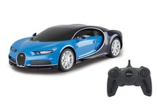 Jamara Bugatti 405137 Chiron 1:24 Blue 40 MHz – RC car, Officially Licensed, up 