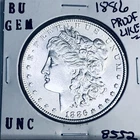 1886 BU GEM MORGAN SILVER DOLLAR UNC MS+++ U.S. MINT RARE COIN 8552