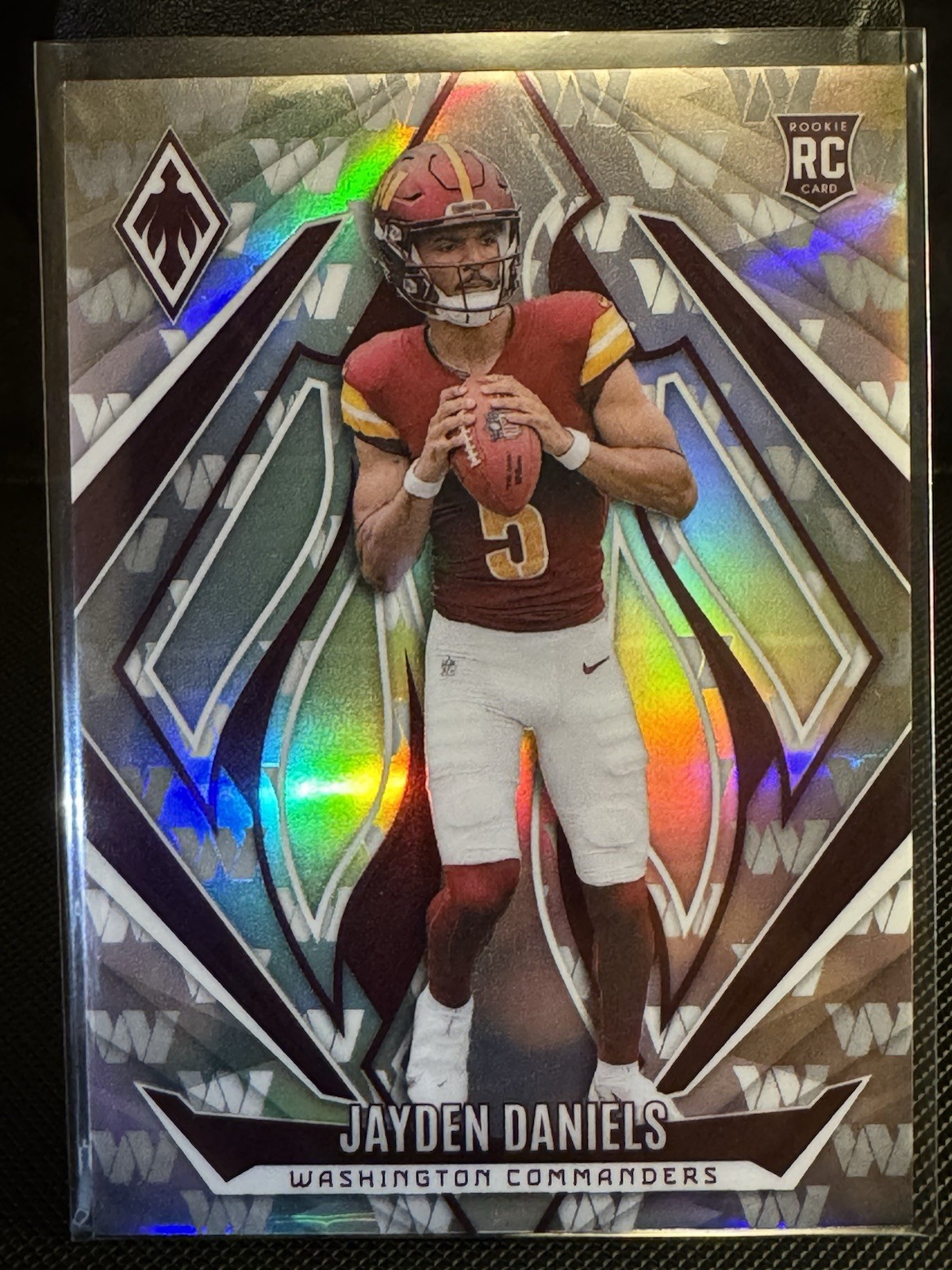 2024 Panini Phoenix Jayden Daniels #198 RC Team Logo  /299 Case Hit SSP