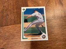 David Cone New York Mets Upperdeck 1991 baseball card #366