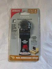 Diablo 1-1/4 inch Starlock Bi-Metal Oscillating Blade Nail-Embedded Wood  NEW
