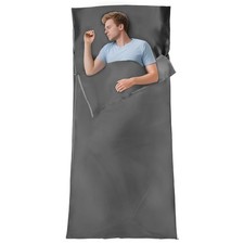 Sleeping Bag Liner,Long Staple Cotton, Adult Sleep Sack  Travel Sheets,Trave...