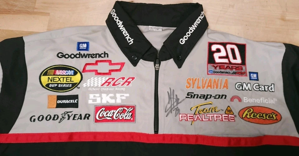 Camiseta Kevin Harvick 2005 Firmada L Crew Richard Childress Racing Team Edición NUEVA Foto 3 de 4