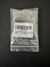 2PCS 40 Inch Ball Chain 2.4mm Stainless Steel Keychain DIY Craft Chain NEW