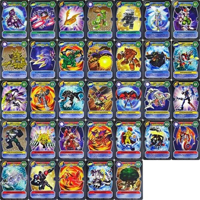 Bandai Digimon D-Tector Series 4 Trading Card Game Booster Normal Set of 33