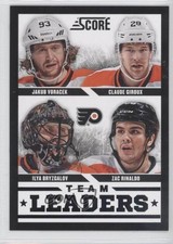 2013-14 Score Team Leaders Black Claude Giroux Ilya Bryzgalov Jakub Voracek u2c
