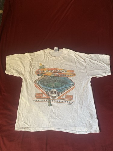 Vintage 1999 San Francisco Giants Men’s Large White T Shirt Pro player MLB