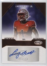 2023 Sage Aspire Red Lindsey Scott Jr #ASP-LSJ Auto 2s2