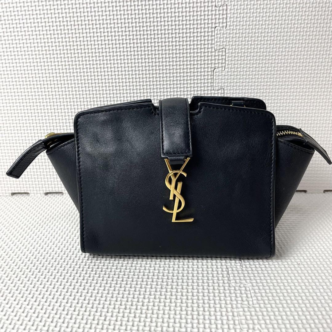 SAINT LAURENT Borsa a tracolla St. Laurent modello recente Toika Bass Ysl logo nero