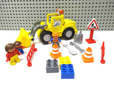 LEGO Duplo Radlader Bagger  Fahrzeug Baustelle Figur Zubehör