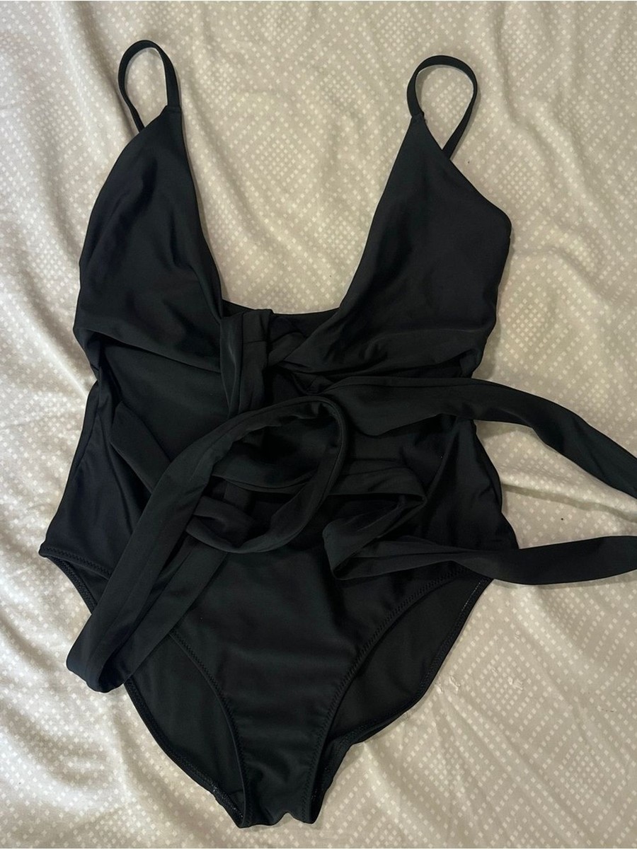 Aerie Wrap Full Coverage One Piece Swimsuit View 5