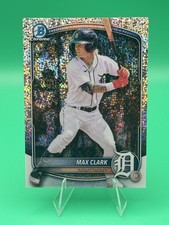 2025 Bowman Draft Max Clark Chrome Sparkle Refractor #BDC-48 Tigers